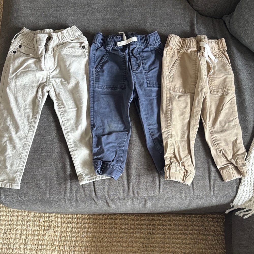 Baby Gap toddler 2 year old set of 3 pants